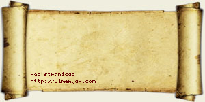 Blaža Nedić vizit kartica